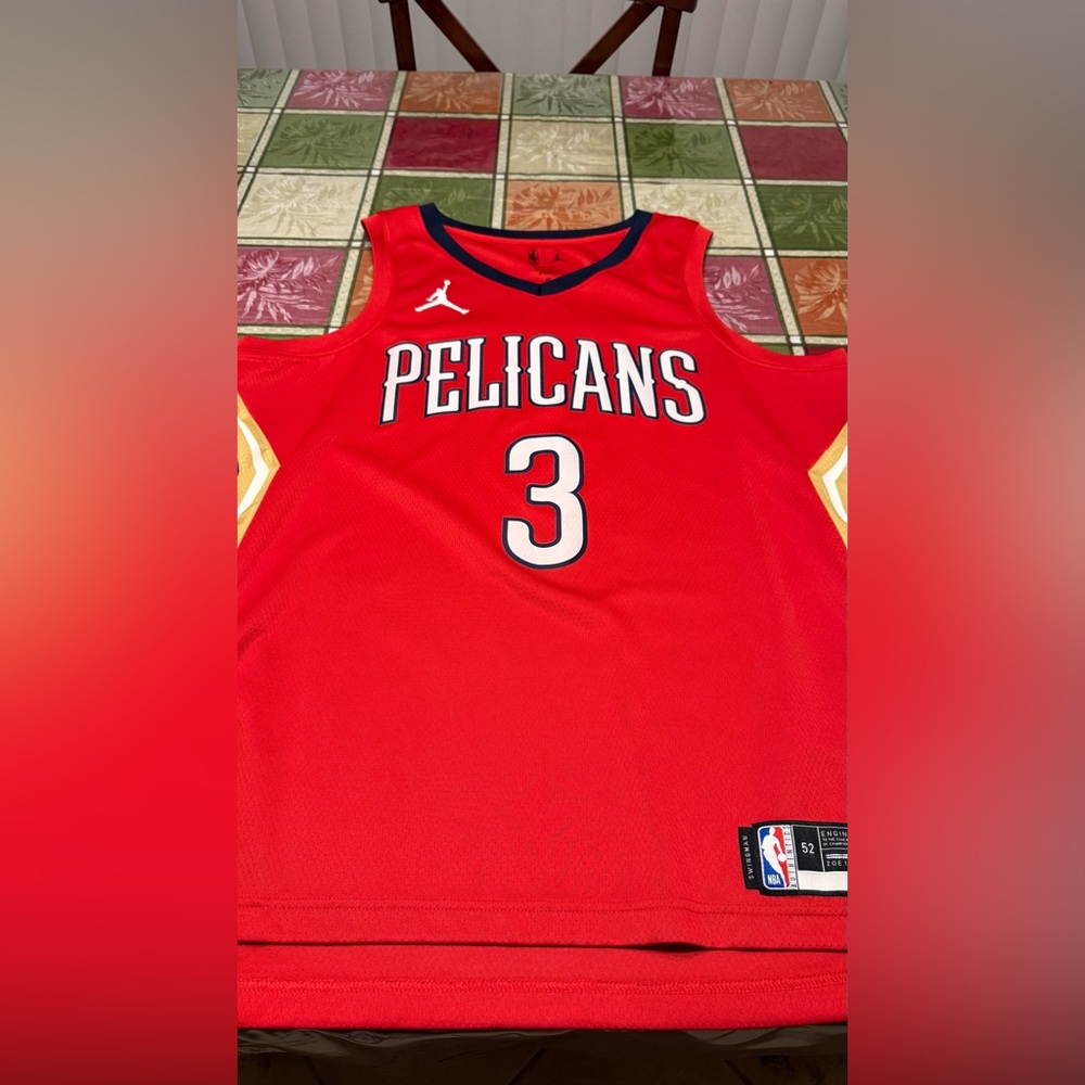 Nike Dri Fit CJ McCollum New Orleans Pelicans Statement Jersey Extra Large XL 52